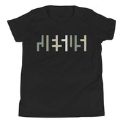 JESU5 Negative Space | Youth Tee | Black with Camo Print | Get Bold Gear | Coolest CHRISTlAN Clothing on the Planet
