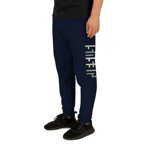JESU5 Negative Space | Unisex Joggers | Navy with Camo Print | Get Bold Gear | Coolest CHRISTlAN Clothing on the Planet