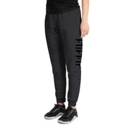 JESU5 Negative Space | Unisex Joggers | Black Heather with Black Print | Get Bold Gear | Coolest CHRISTlAN Clothing on the Planet