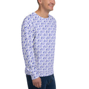 JESU5 Negative Space | Unisex INFINITY Sweatshirt | White & Purple | Get Bold Gear | Coolest CHRISTlAN Clothing on the Planet