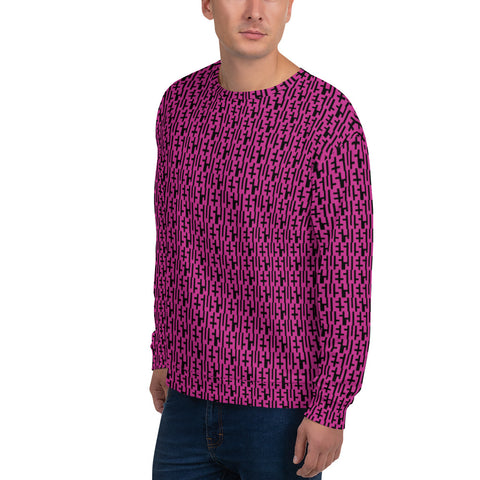 JESU5 Negative Space | Unisex INFINITY Sweatshirt | Pink & Black | Get Bold Gear | Coolest CHRISTlAN Clothing on the Planet