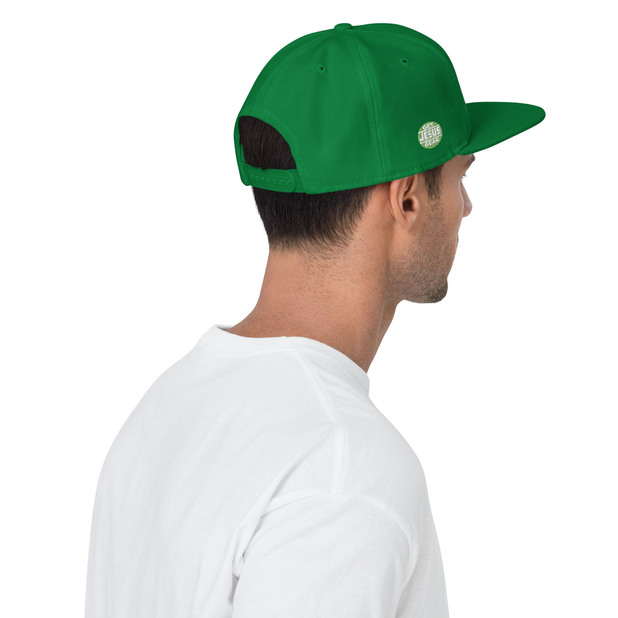 JESUS Hat, Snapback, Lucky Green, Christian Baseball Caps, Christian Hats, Man 2