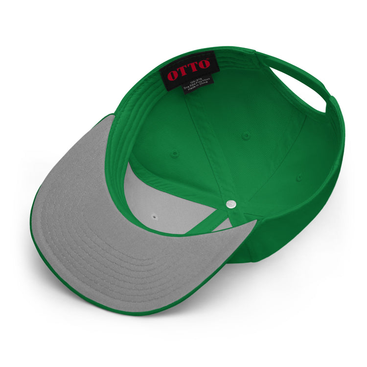 JESUS Hat, Snapback, Lucky Green, Christian Baseball Caps, Christian Hats, Bottom