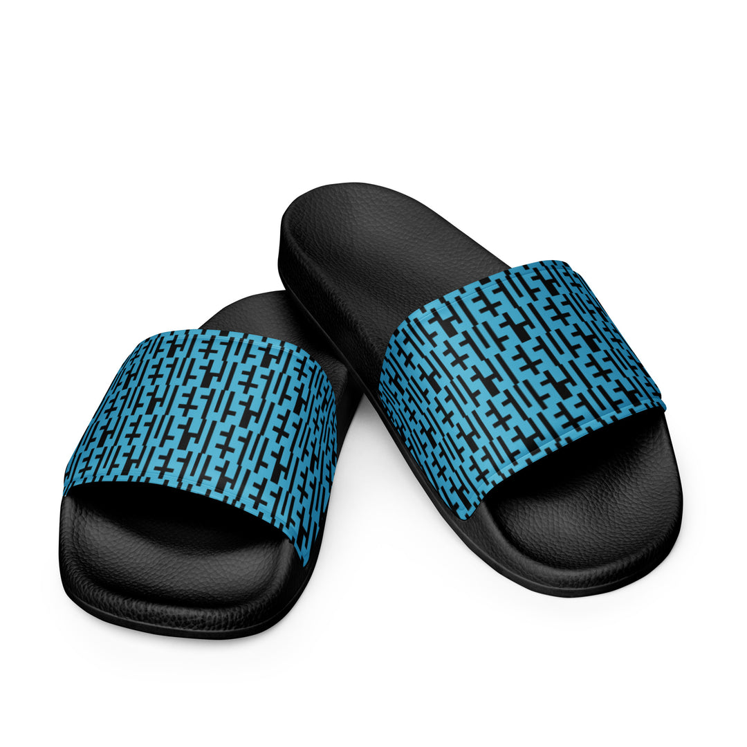 Chanclas JESUS ​​para mujer - Azul y negro INFINITY 1.0