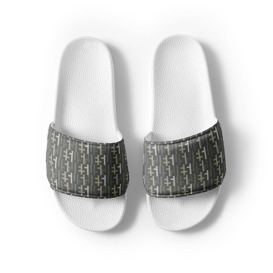 Womens JESUS Slides - Grey Camo INFINITY 1.0