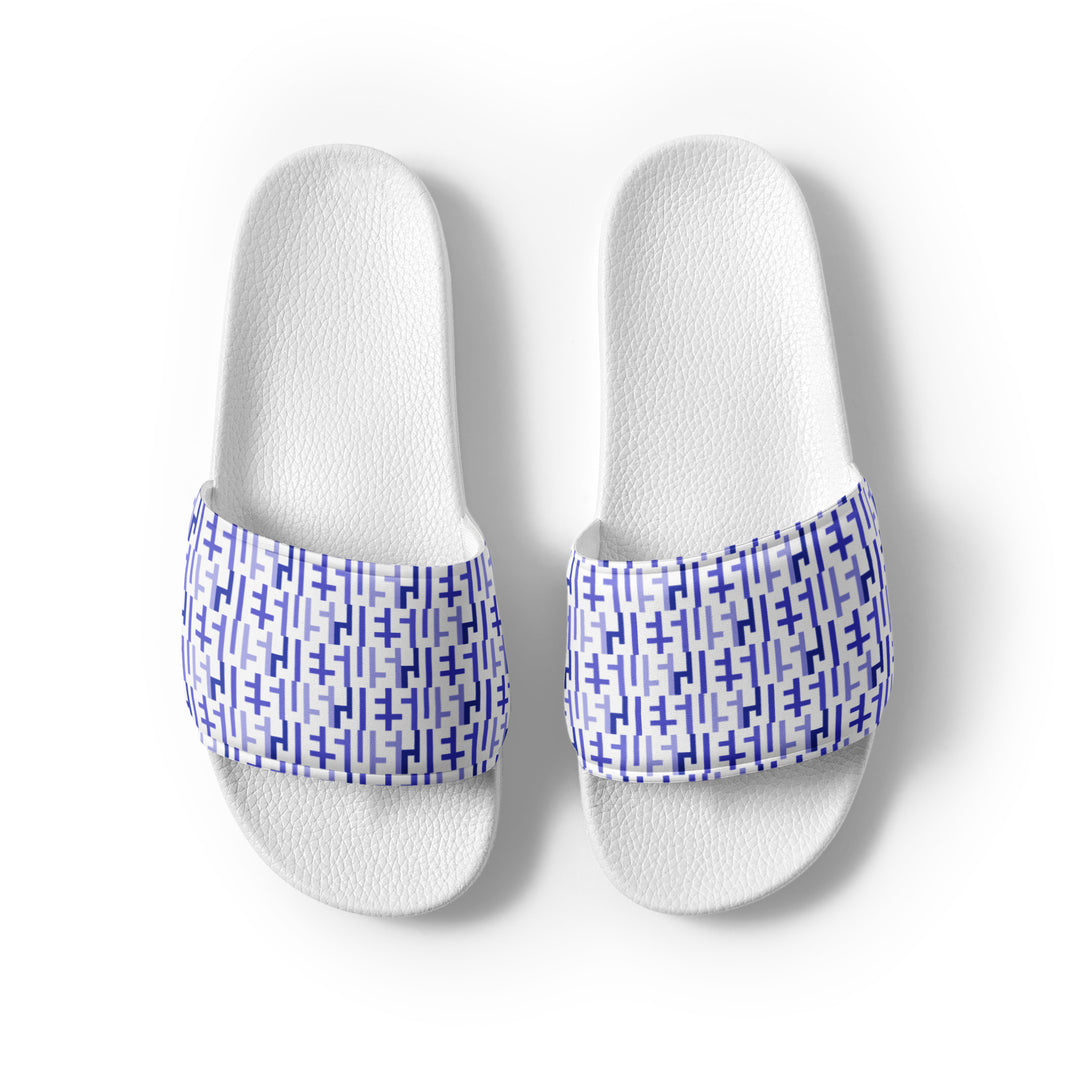 Chanclas JESUS ​​para mujer - Blanco y morado INFINITY 1.0